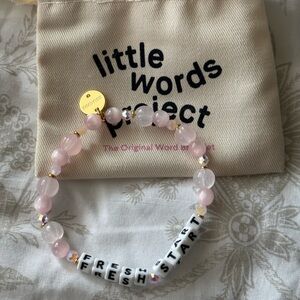 Little Words Project Fresh Start Pink- Farmer's Market Size M/L